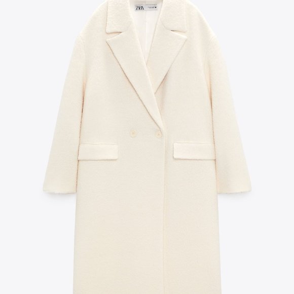 ZARA TEXTURED COAT - Picture 1 of 6